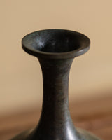 Gousho Bronze Bottle Vase, Takaoka Japan, Early 20th Century