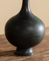 Gousho Bronze Bottle Vase, Takaoka Japan, Early 20th Century