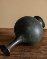 Gousho Bronze Bottle Vase, Takaoka Japan, Early 20th Century