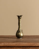 Art Nouveau Brass Bud Vase, France, 1900's