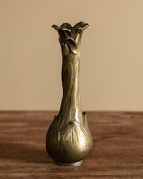 Art Nouveau Brass Bud Vase, France, 1900's