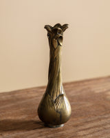 Art Nouveau Brass Bud Vase, France, 1900's