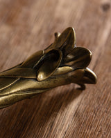 Art Nouveau Brass Bud Vase, France, 1900's