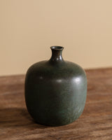 Cast Bronze Apple Bottle Vase, Japan, Early 20th Century