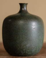Cast Bronze Apple Bottle Vase, Japan, Early 20th Century