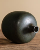 Cast Bronze Apple Bottle Vase, Japan, Early 20th Century