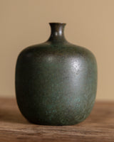 Cast Bronze Apple Bottle Vase, Japan, Early 20th Century