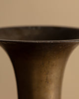 Large Bronze Trumpet Vase, Japan, Meiji Period
