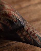 Red-Brown Painted Wood Duck Decoy, Sweden, Early 20th Century