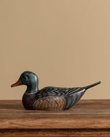 Painted Wood Duck Decoy, Sweden, Early 20th Century