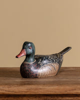Painted Wood Duck Decoy, Sweden, Early 20th Century