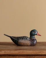 Painted Wood Duck Decoy, Sweden, Early 20th Century