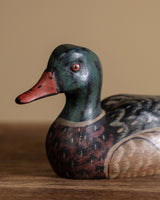 Painted Wood Duck Decoy, Sweden, Early 20th Century