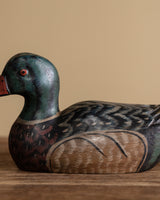 Painted Wood Duck Decoy, Sweden, Early 20th Century