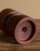 Turned Teak Taper / Pillar Holder, Scandinavia, 1960's