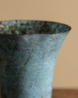 Art Deco Bronze Trumpet Vase, France, 1920's