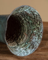 Art Deco Bronze Trumpet Vase, France, 1920's