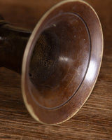 Small Gu Form Solid Bronze Vase I, Japan, Early 20th Century
