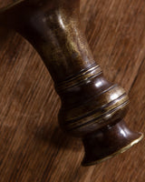 Small Gu Form Solid Bronze Vase I, Japan, Early 20th Century
