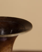 Small Gu Form Solid Bronze Vase II, Japan, Early 20th Century
