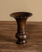 Small Gu Form Solid Bronze Vase II, Japan, Early 20th Century
