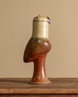 Large Sculptural Owl Studio Pottery Jar, USA, 1970's