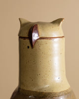Large Sculptural Owl Studio Pottery Jar, USA, 1970's