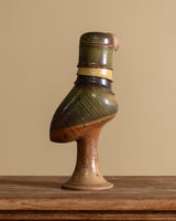 Large Sculptural Bird Studio Pottery Jar, USA, 1970's