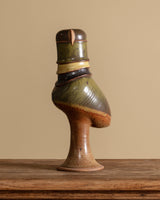Large Sculptural Bird Studio Pottery Jar, USA, 1970's