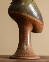 Large Sculptural Bird Studio Pottery Jar, USA, 1970's