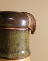 Large Sculptural Bird Studio Pottery Jar, USA, 1970's