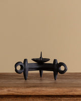 Brutalist Iron Tripod Candle Holder, Spain, 1960's