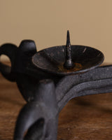 Brutalist Iron Tripod Candle Holder, Spain, 1960's