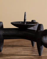 Brutalist Iron Tripod Candle Holder, Spain, 1960's