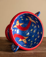 Studio Pottery Fish Fruit Bowl, USA, 1990's