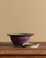 Studio Pottery Bowl and Spoon Rest, USA, 1970's