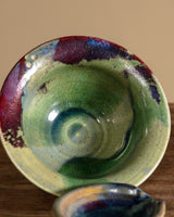 Studio Pottery Bowl and Spoon Rest, USA, 1970's