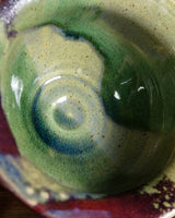 Studio Pottery Bowl and Spoon Rest, USA, 1970's
