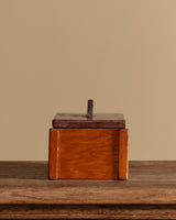 Handmade Wood Box with Rose Motif, USA, Early 20th Century