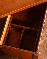 Handmade Wood Box with Rose Motif, USA, Early 20th Century