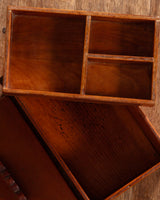 Handmade Wood Box with Rose Motif, USA, Early 20th Century