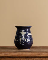 Signed Studio Pottery Vase w/ Eagle, USA, 1970's