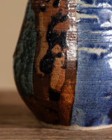Signed Studio Pottery Vase w/ Eagle, USA, 1970's