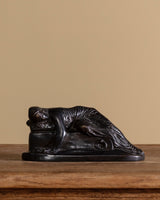 Cast Metal Reclining Figure Sculpture, France, Early 20th Century