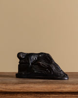 Cast Metal Reclining Figure Sculpture, France, Early 20th Century