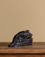 Cast Metal Reclining Figure Sculpture, France, Early 20th Century