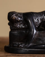 Cast Metal Reclining Figure Sculpture, France, Early 20th Century