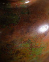 Mottled Patina Bronze Vase, Japan, Early 20th Century