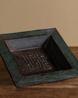 Square Cast Iron Tray, Japan, Mid-20th Century