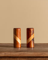 Wooden Salt and Pepper Shakers, USA, Mid-20th Century